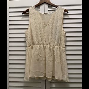 BKE Boutique beaded tank top